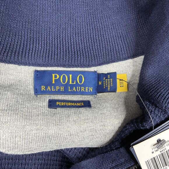 Polo Ralph Lauren Fleece Men’s Medium Blue 1/4 Zip Paris Olympics 2024 NWT - Picture 6 of 9